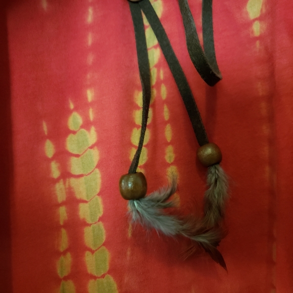 Vintage Buffalo David Bitton Maxi Dress Orange - Picture 5 of 10